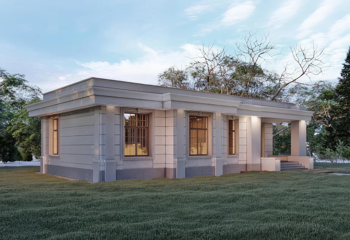 Проект дома - вид 1