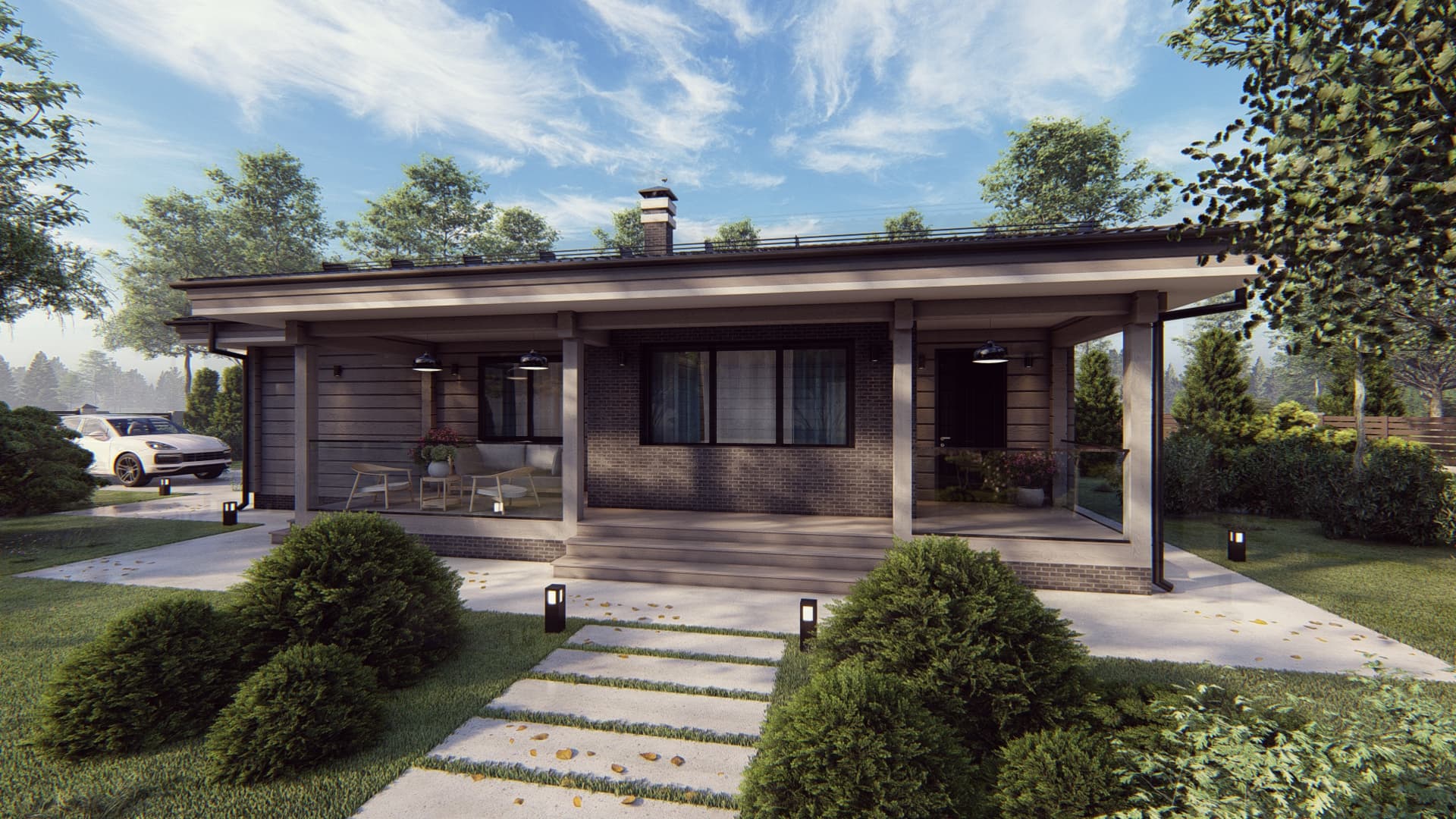 Проект дома - вид 1