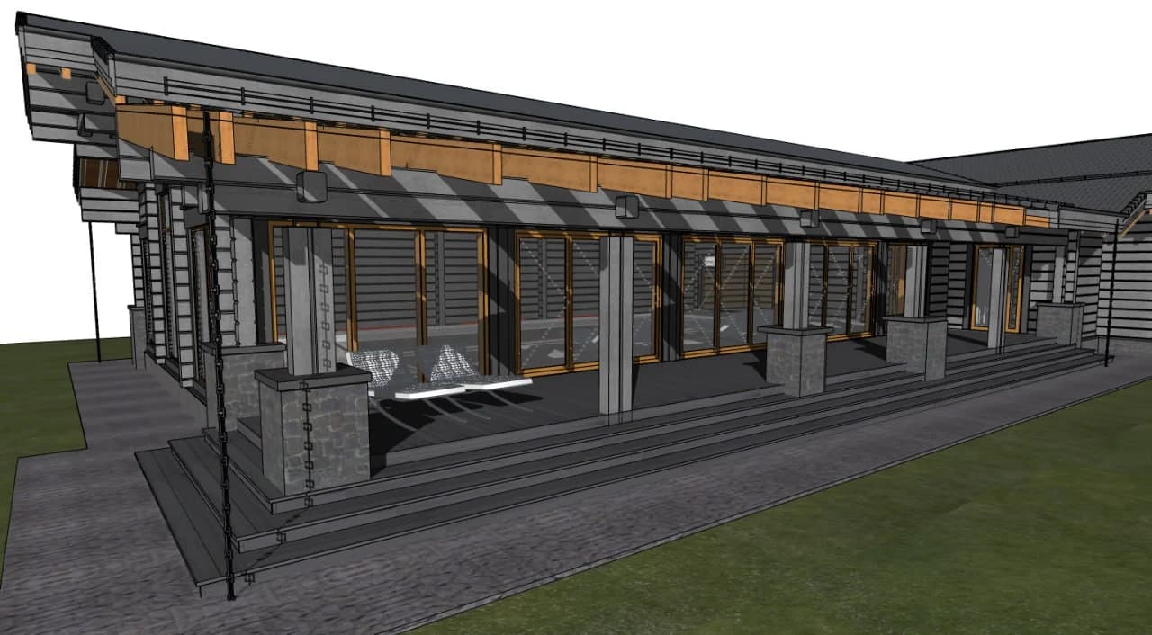 Проект дома - вид 6