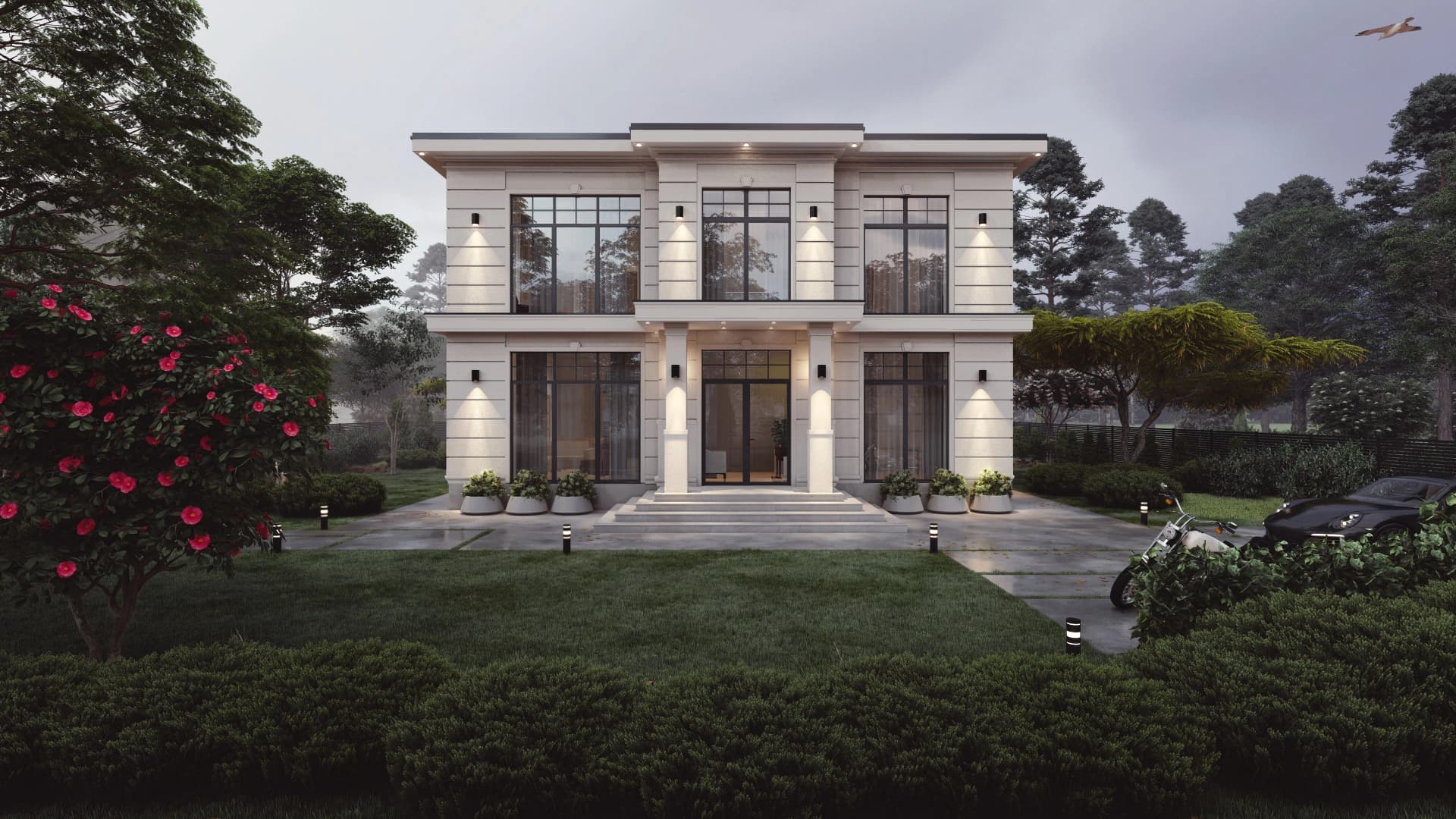 Проект дома - вид 1