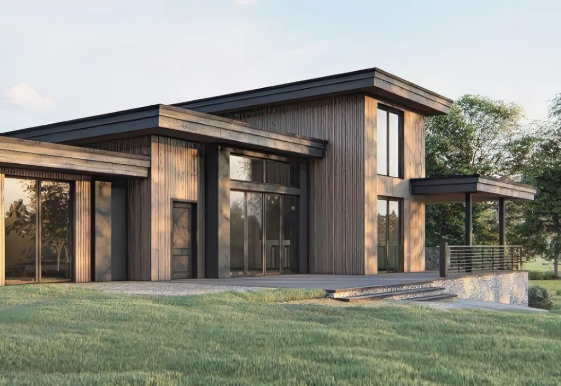 Проект дома - вид 1