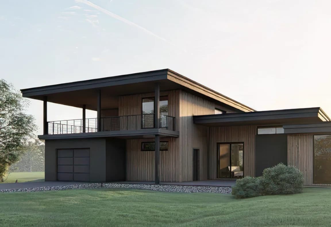 Проект дома - вид 2