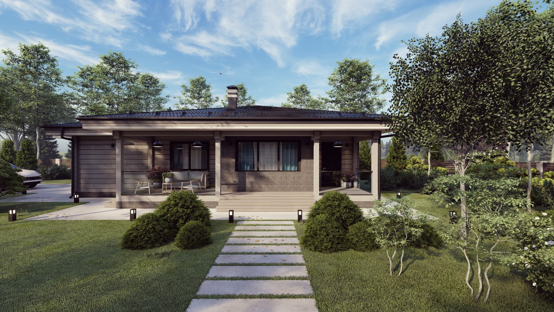 Проект дома - вид 2