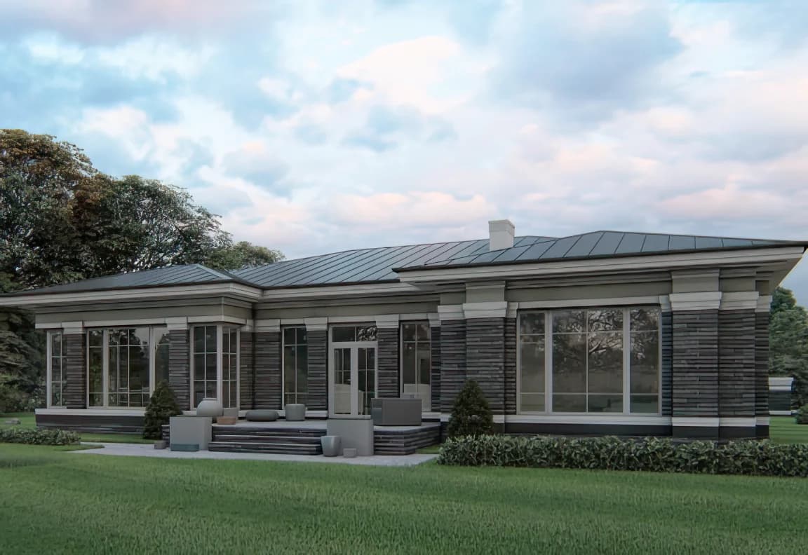 Проект дома - вид 1