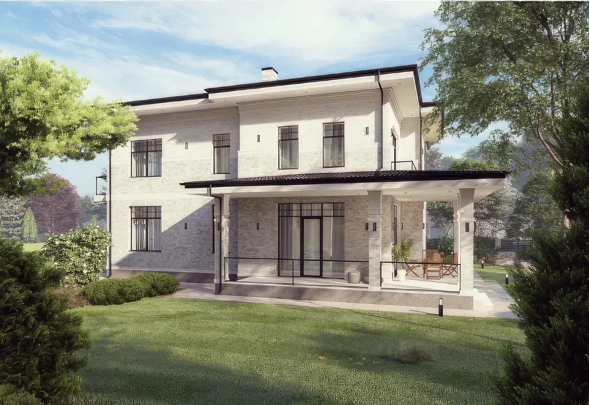 Проект дома - вид 1