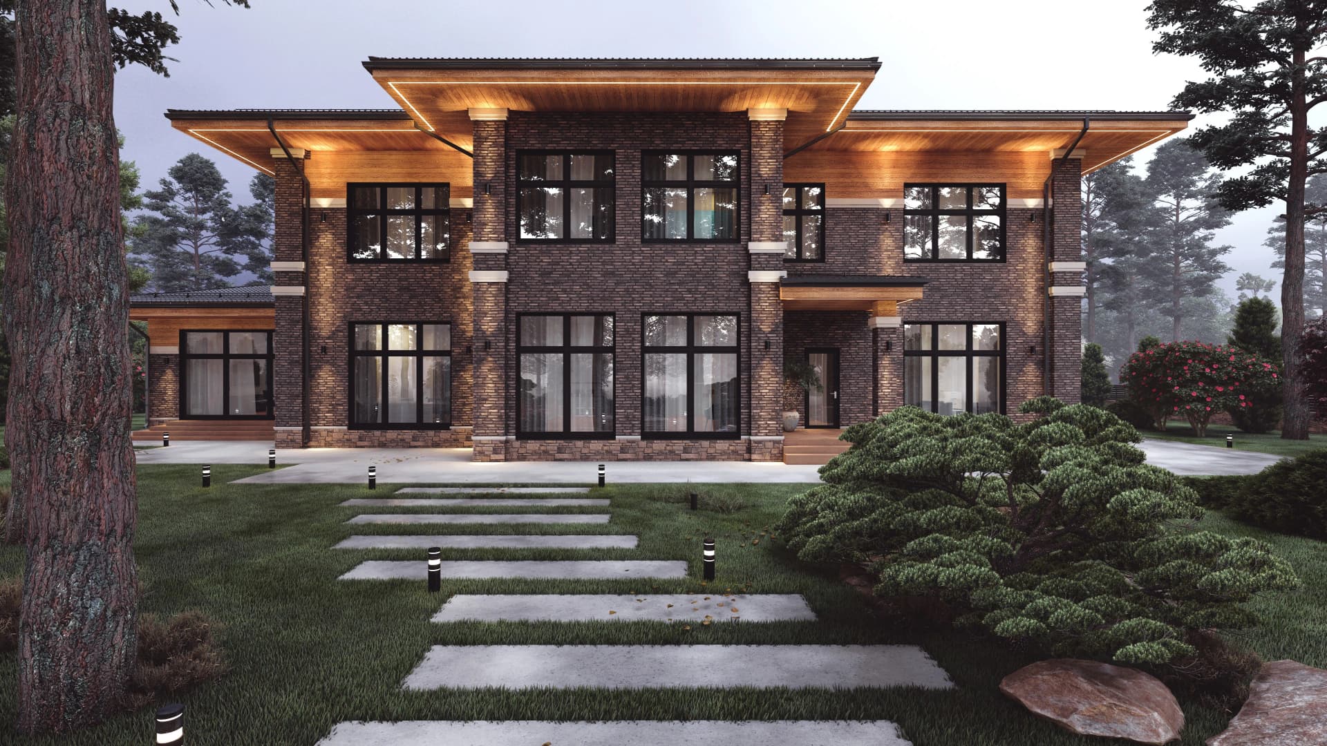 Проект дома - вид 4