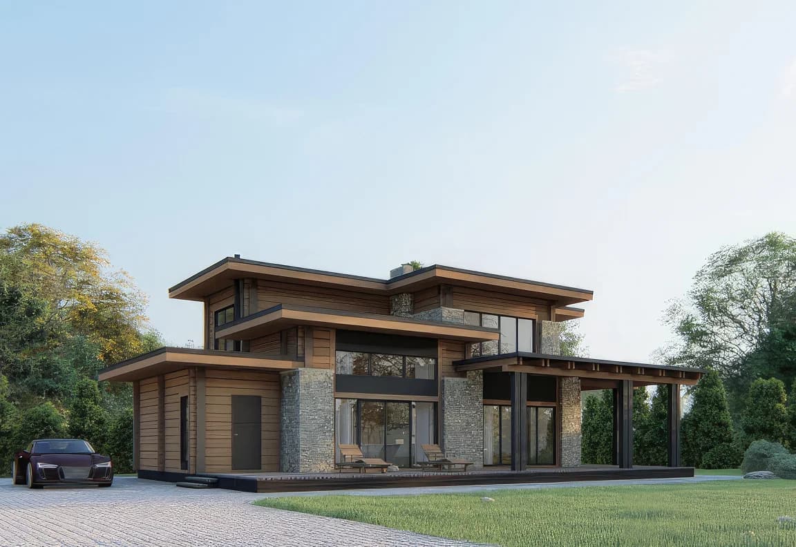 Проект дома - вид 2