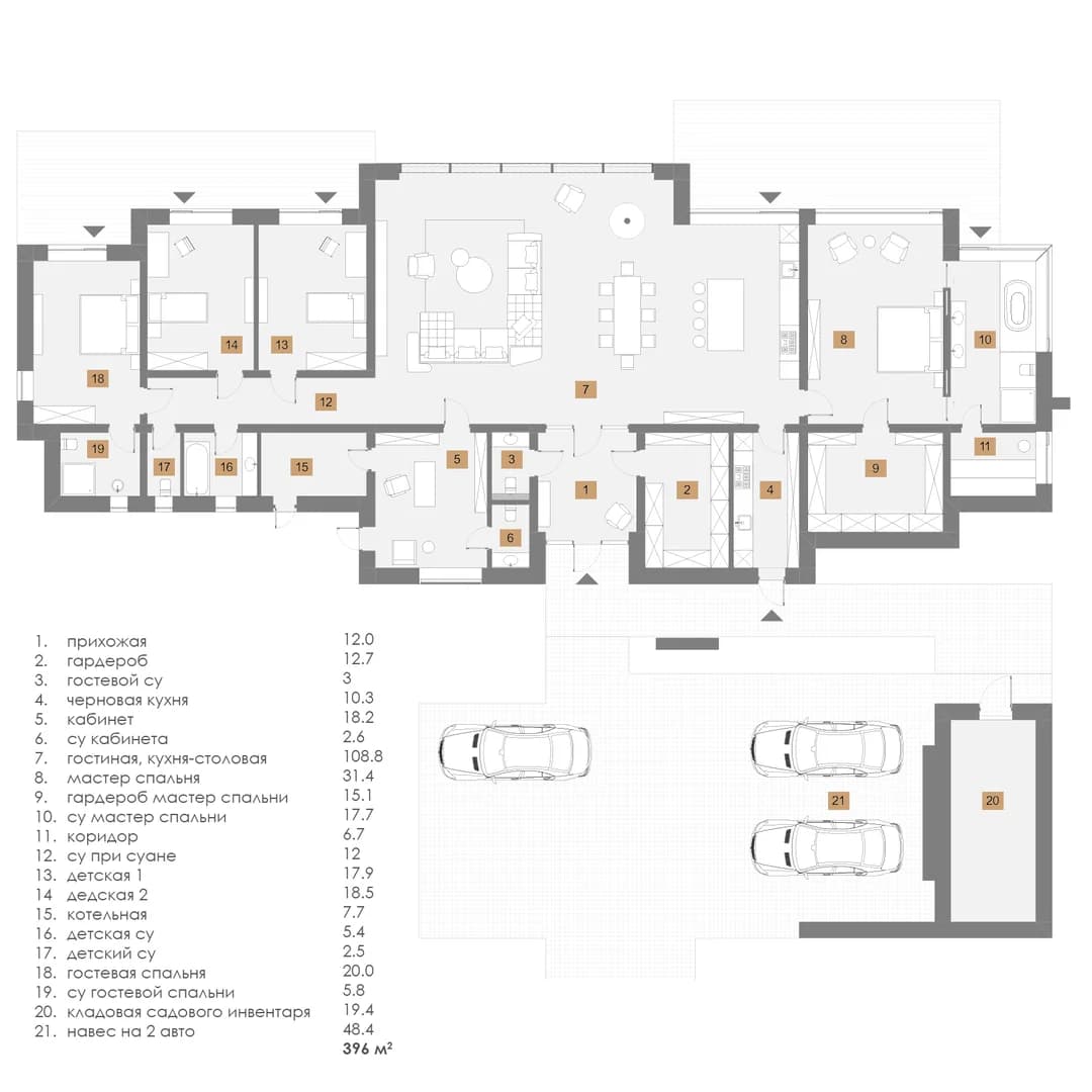 Проект дома - вид 5