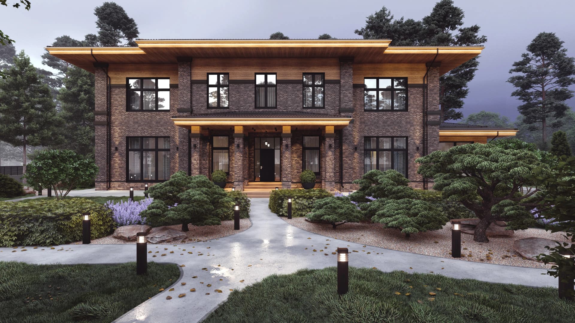 Проект дома - вид 6