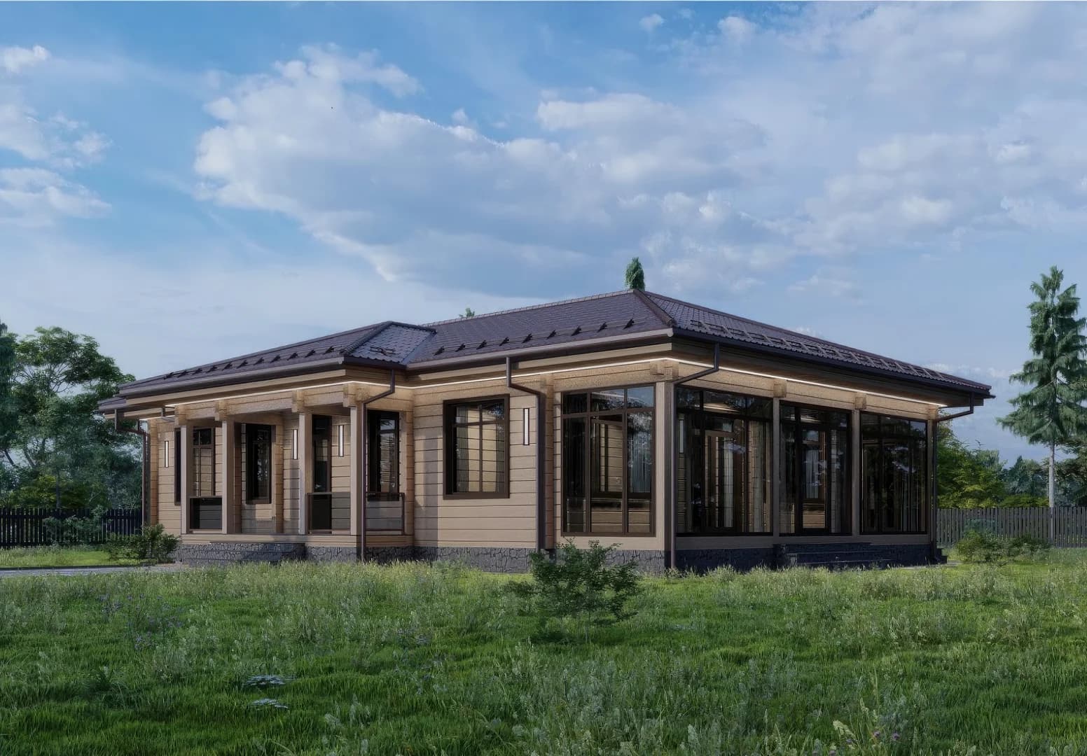 Проект дома - вид 2