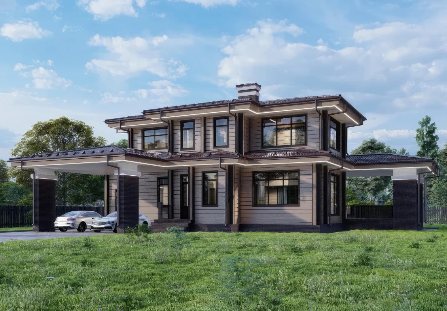 Проект дома - вид 3