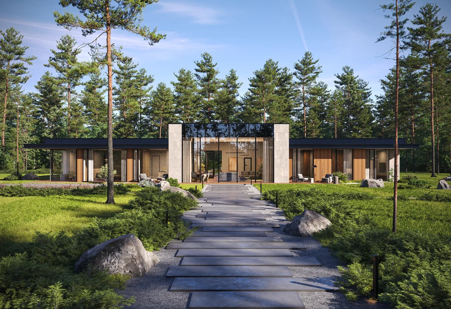 Проект дома - вид 3