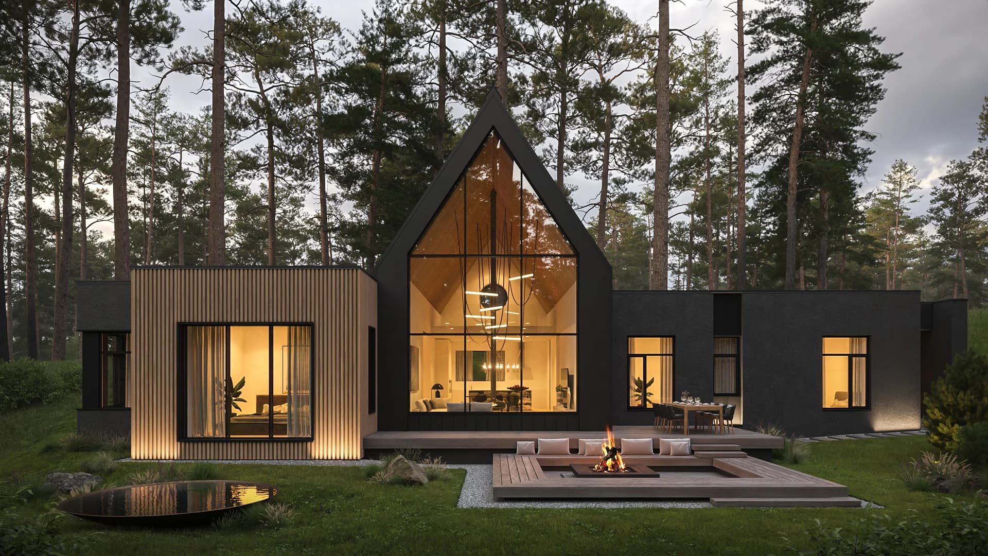 Проект дома - вид 1