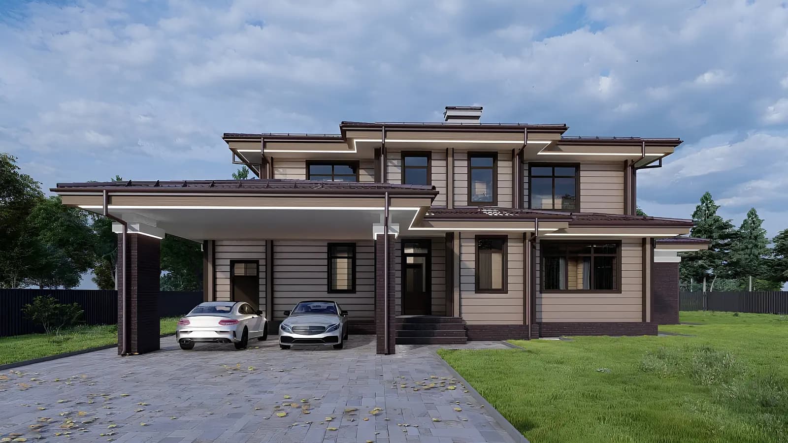 Проект дома - вид 4